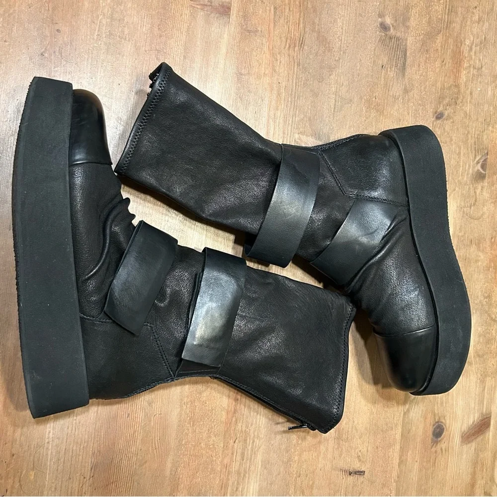 PURO Secret Black Platform Boots (approximate size women’s 9.5)